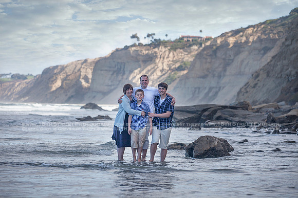 Family Beach Portraits San Diego La Jolla California