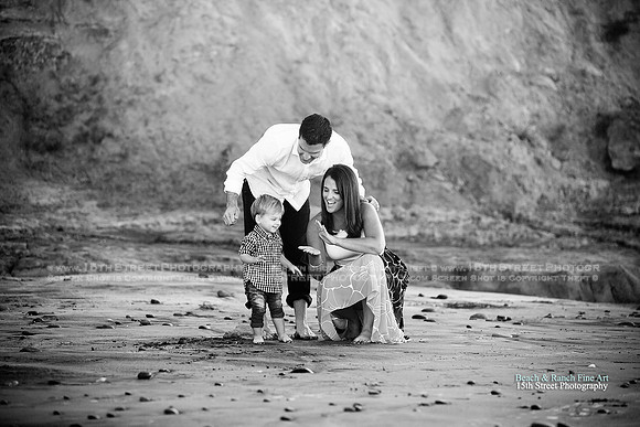 Candid Family Portrait Lifestyle Photographer Del Mar Beach San Diego La Jolla Rancho Santa Fe California Black White Fine Art