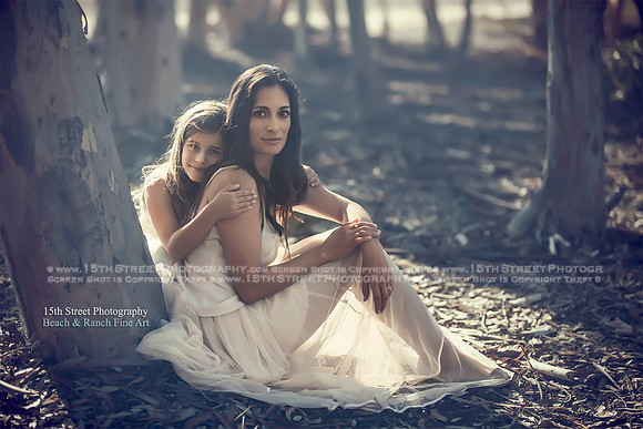 Ethereal Mother Daughter Boho Portrait Photographer San Diego La Jolla Rancho Santa Fe California 15th Street Photography