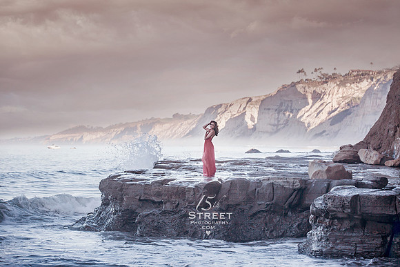 Goddess Beach Portrait Senior Women Headshot San Diego La Jolla 15th Street Photography