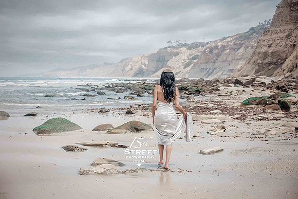 Goddess Beach Portrait Senior Women Headshot San Diego La Jolla 15th Street Photography